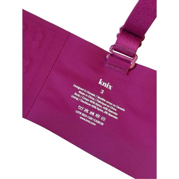 Knix Bra size 4 36B purple - Picture 3 of 6